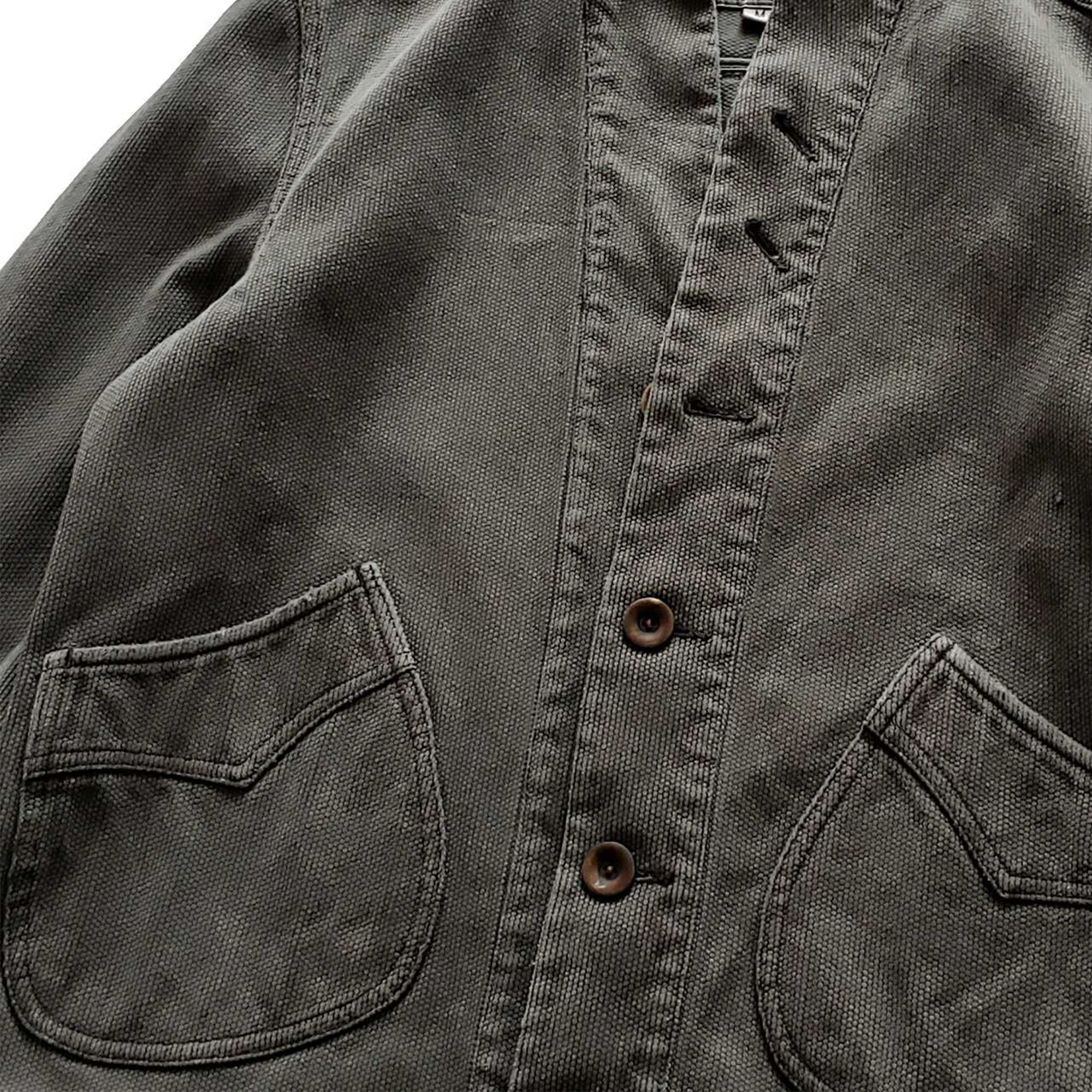 Washed Black Short Jacket Sahiko Fabric Heavy Duty Jacket - Etsy