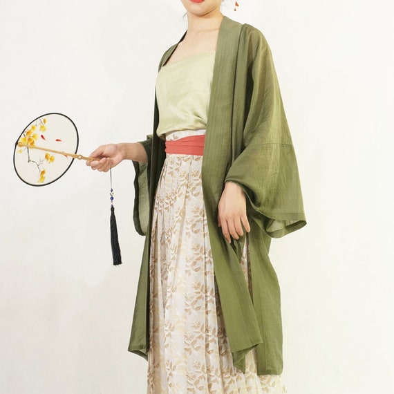 Hanfu Shirt Hanfu Long Shirt Tencel Fabric Hanfu Outer Piece - Etsy