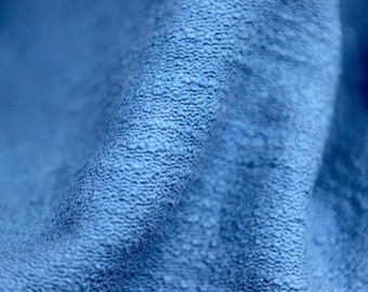 Natural Plant Indigo Cotton Fabric with Rough Texture DIY Craft Supply Fabric Upholstery Garment Clothing ONE meter unit