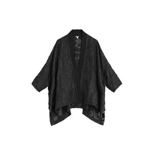 Kimono, Black Kimono, Neza Studio Black Front Open Cape Top Japanese Top for Woman Hanfu Night Jacket Kimono Top Kimono Dress Black Kimono