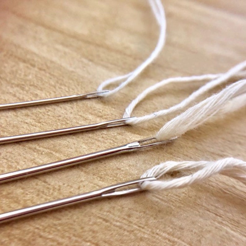 Stitching thread Embroidery Sashiko thick white cotton thread Etsy