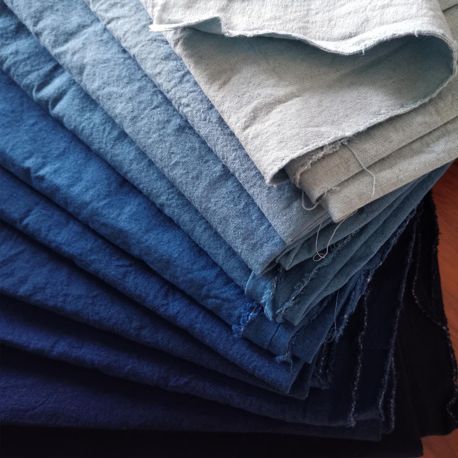 Natural Plant Dye Cotton Fabric Indigo Blue Dye Fabric for DIY Etsy