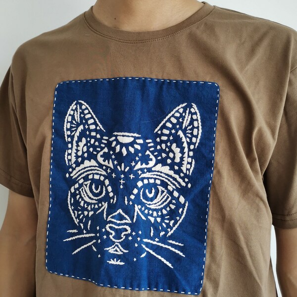 Sashiko T Shirt Etsy