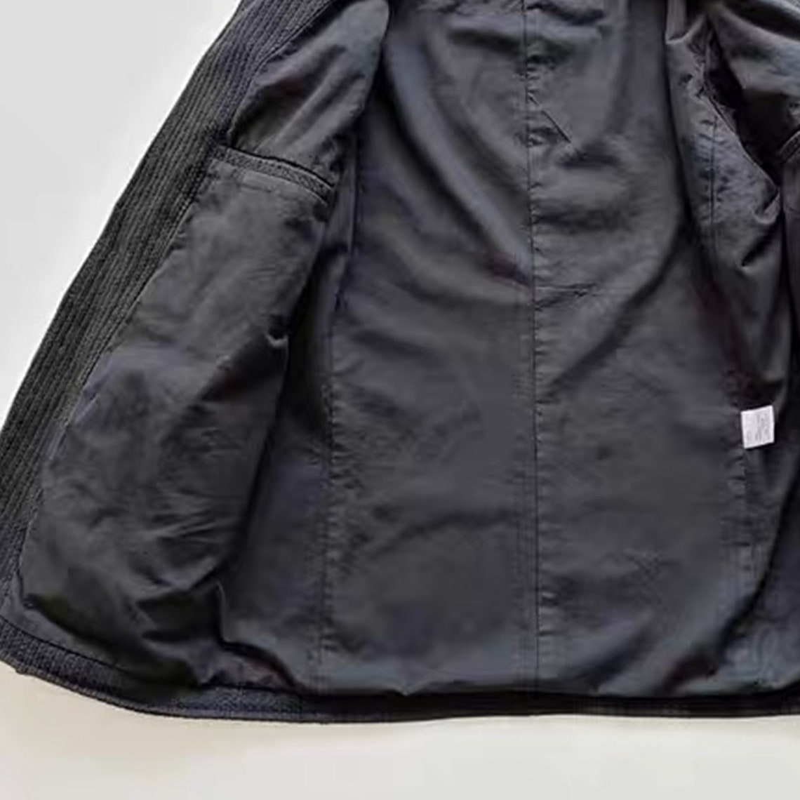 Retro French Work Jacket Thick Japanese Sashiko Fabric Unisex - Etsy