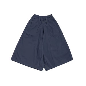 Hose mit weitem Bein für Männer / Harems-Culottes / Culottes / japanische KleidungHose mit weitem Bein für Frauen / Haremshose für Männer/Baumwollhose weite Baumwollhose Navy