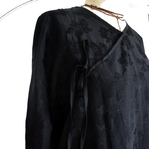 Hanfu Shirt Linen Hanfu Drawstring Shirt Dress Chinese Hanfu