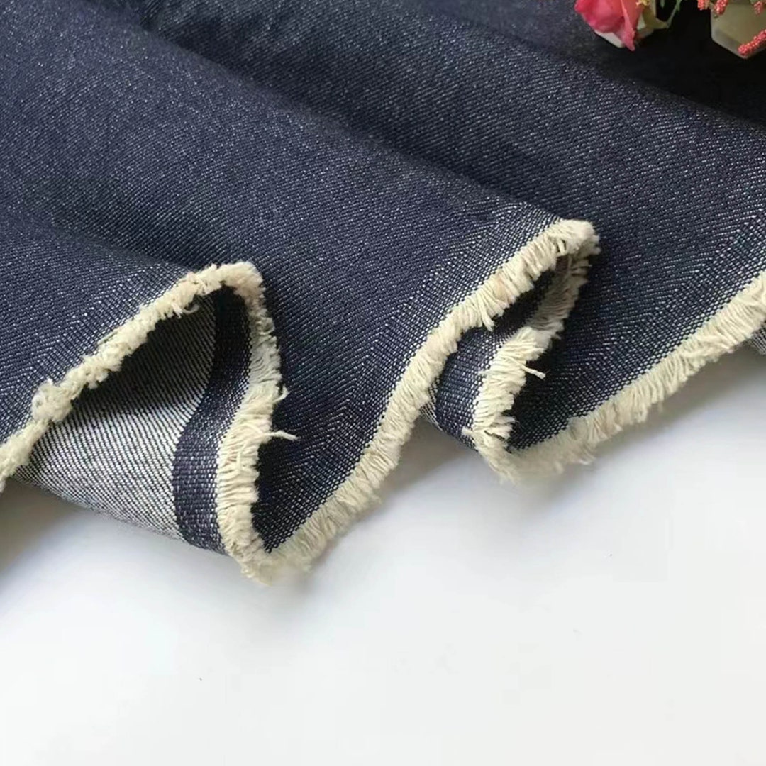 Raw Denim 100 Cotton Indigo Denim Fabric Thick Denim Fabric Jean Fabric Cotton Denim Fabric One