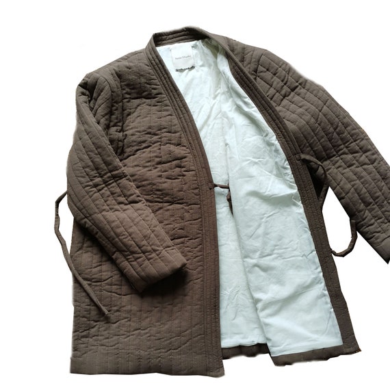Baumwolle Gesteppt Gepolstert Stoff 3 Schicht Dick Material für Coat Jacke  Weich