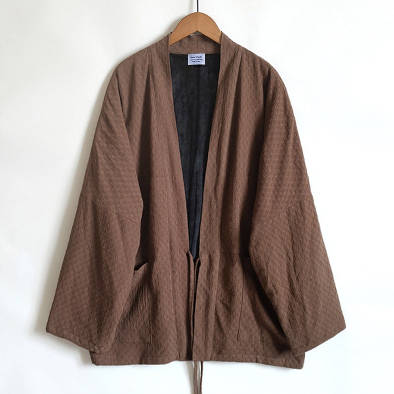 Men's Japanese Kimono Cardigan Man Noragi Coat Unisex Etsy