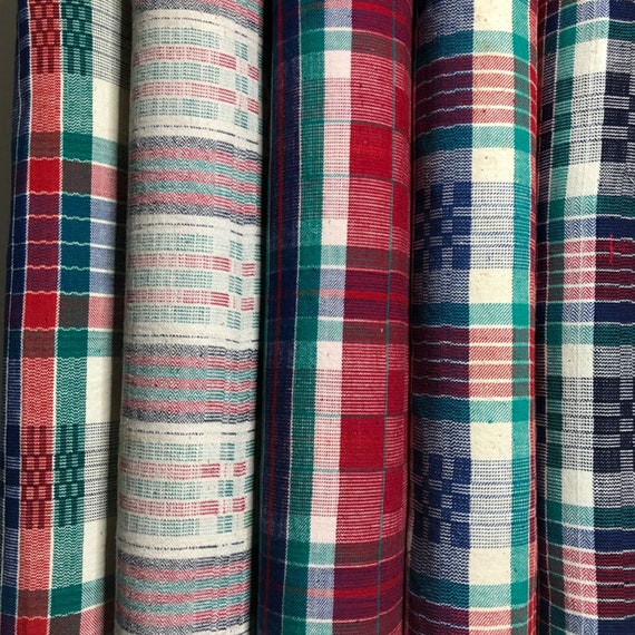 Vintage Chinese Handwoven Fabric