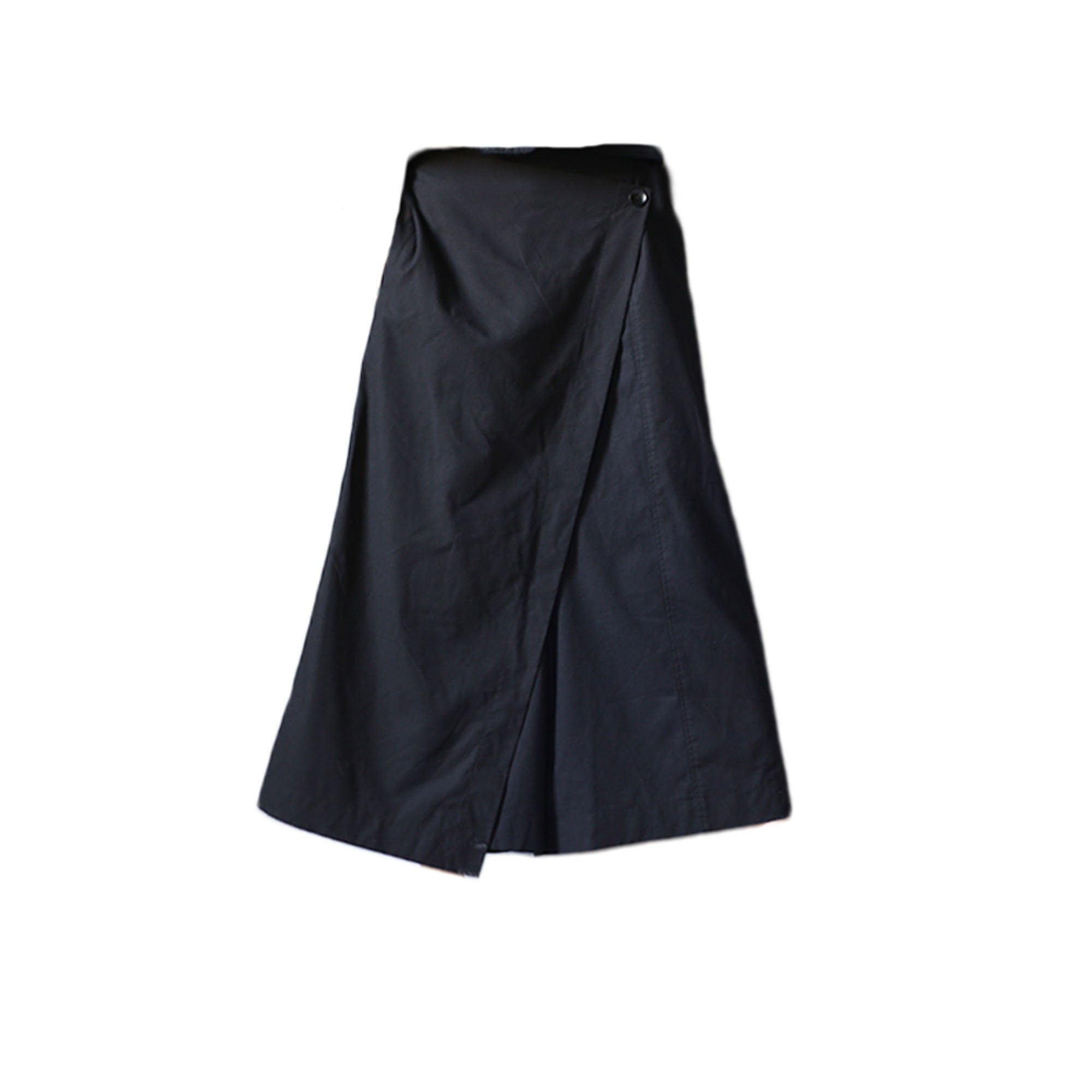 Cotton Culottes Black Wide Leg Pants Adjustable Waist Low - Etsy