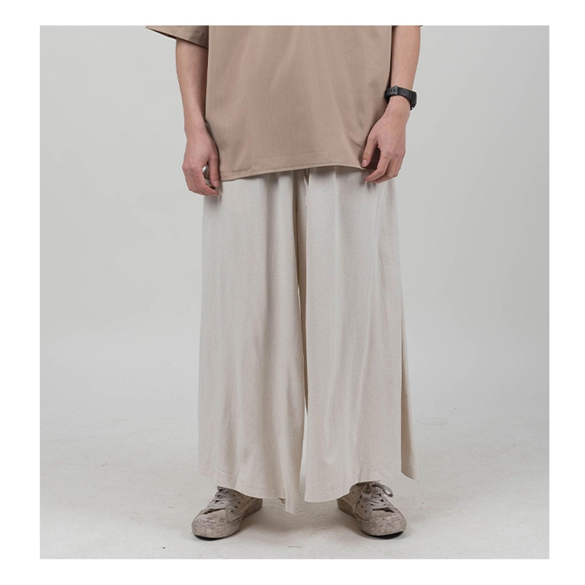 Wide Leg Pants Men / Harem Culottes / Culottes / Japanese - Etsy UK