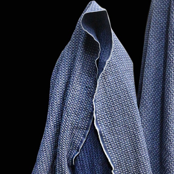 Denim Fabric Creation 3D Weave Double Sided Designer's Fabric Textured Jean  Blue Denim Creative Material Jean Material Half Yard Unit -  Denmark