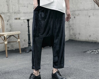 Black Slouchy Pants - Etsy