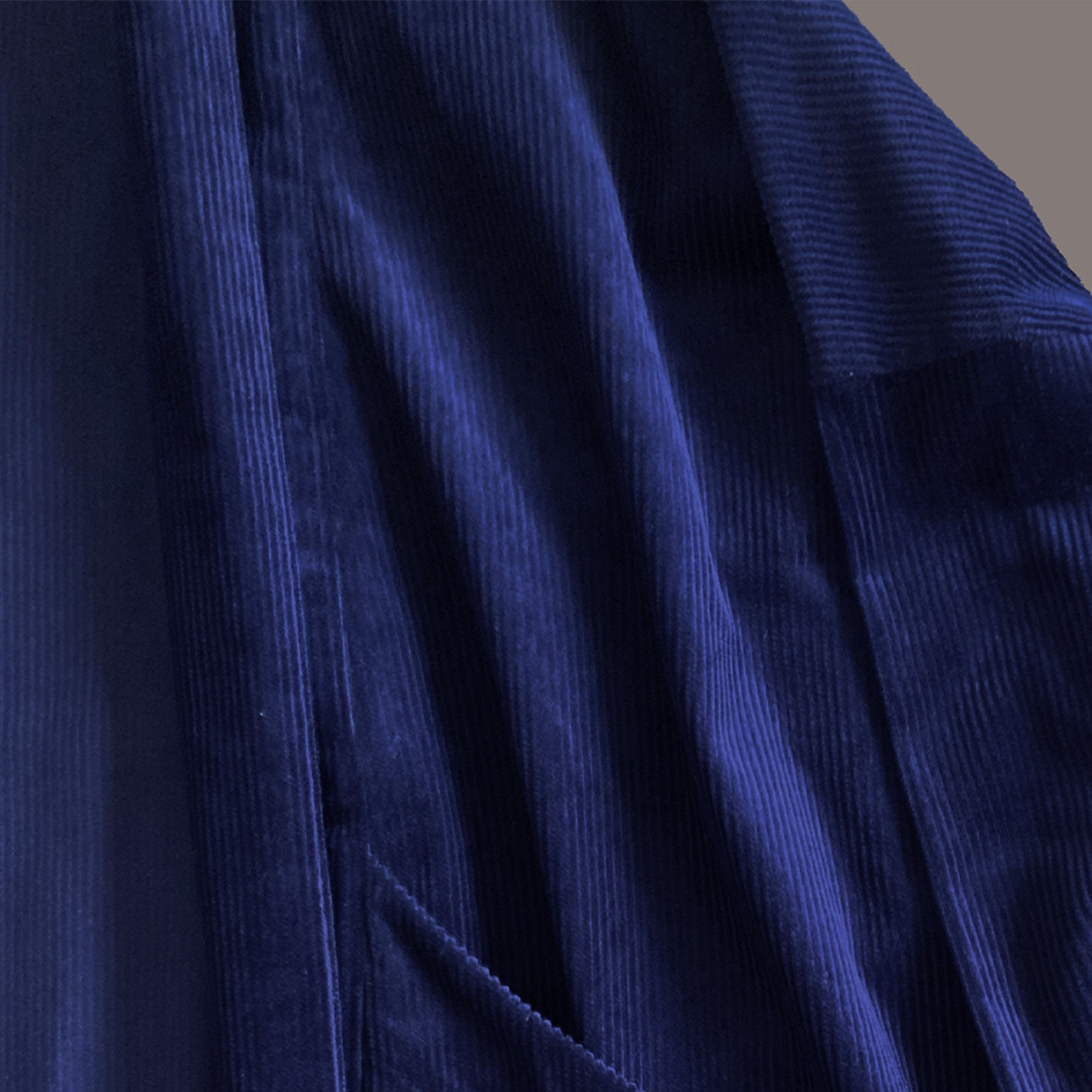 Indigo Blue Corduroy Kimono Top Plant Dye Cotton Corduroy | Etsy