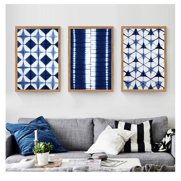 Shibori Wall Hanging Etsy