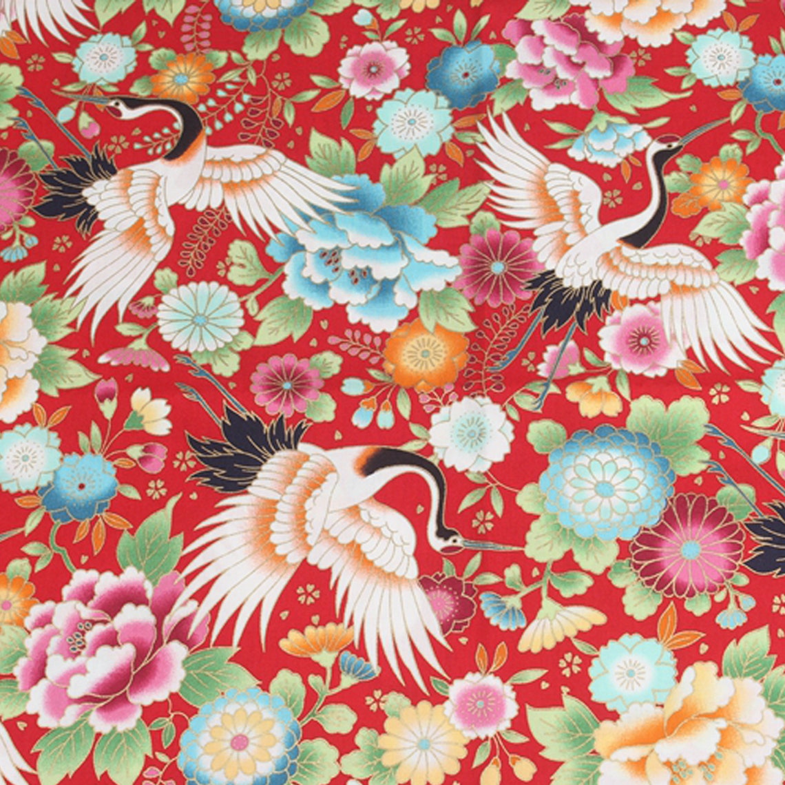 Japanese Prints Cotton Fabric Kimono Fabric Ukiyoe Prints Etsy