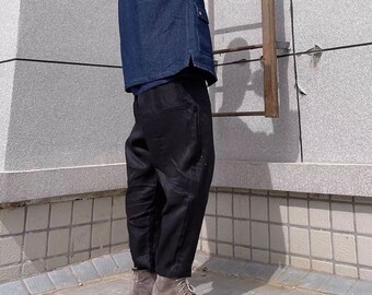 Linen Pants for Men Wide Leg Linen Pants Comfy trousers for men Multi Colors Soft Linen Pants Harem Pants Culottes Cotton Pants Summer Harem