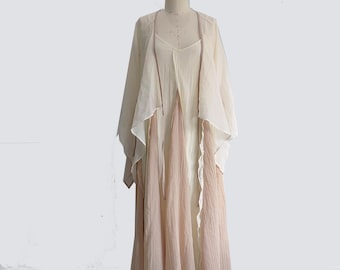 Large Volume Cami dress Maxi cami dress beige color flare dress cotton dress panel dress maxi dress