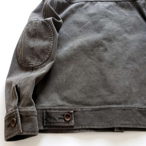 Washed Black Short Jacket Sahiko Fabric Heavy Duty Jacket Unisex Jacket ...
