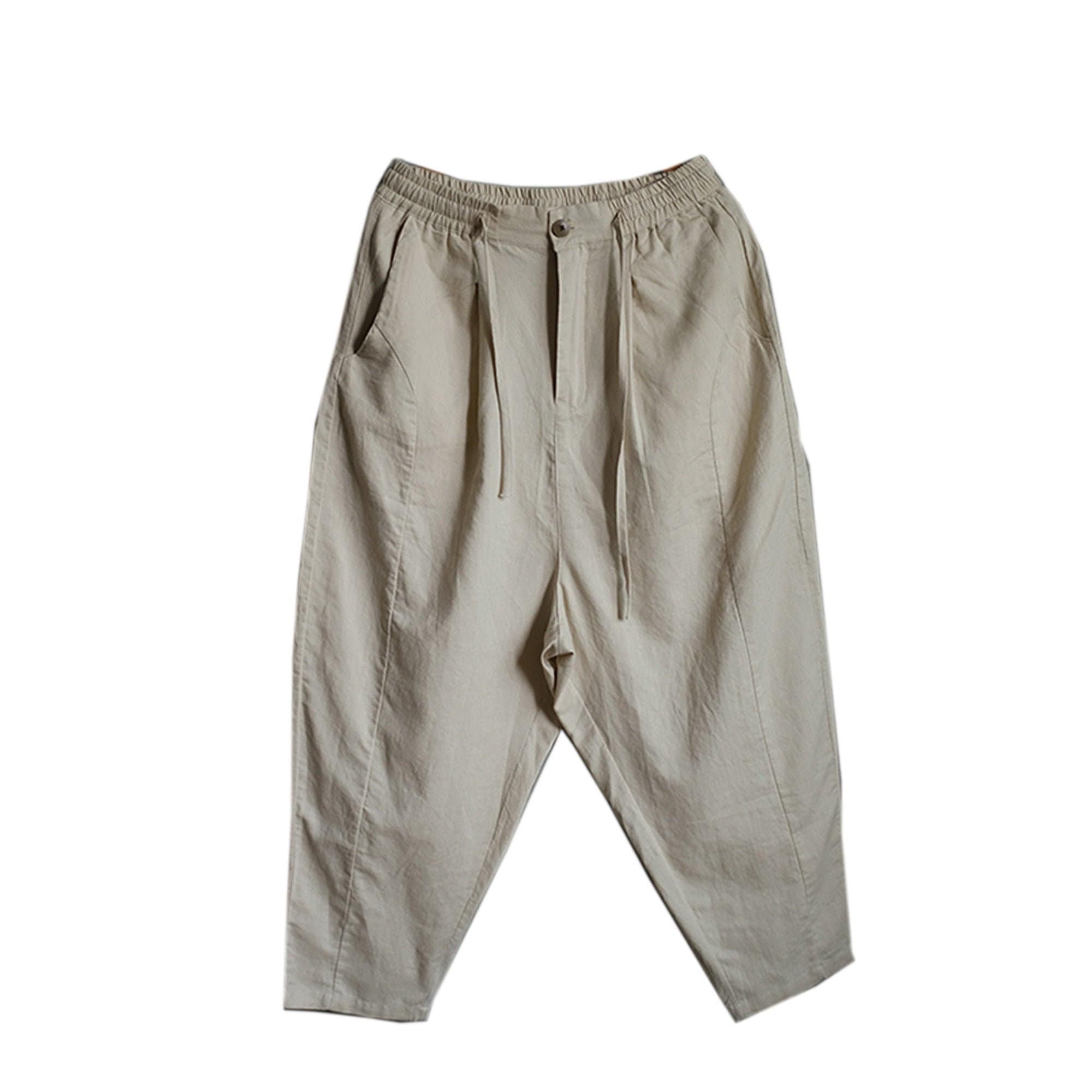 Linen Pants for Men Wide Leg Linen Pants Comfy Trousers for - Etsy ...