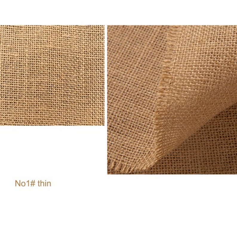 Natural Jute Fabric Organic Jute Material Sheet Hessian Etsy