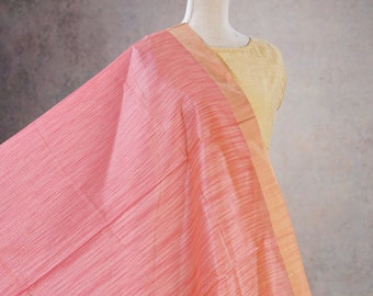 Cotton Silk  Dupatta, Festive Gold Zari Scarf, Cotton Shawl, Indian Ethnic Shawl, Gold Zari Dhupatta, Neck Scarf, Neck Shawl, Gift for Her