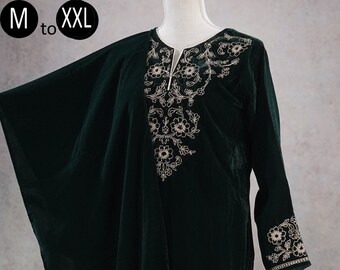 Dark Peacock Green Flared Indo-Western Set with Designer Crop Top & Neck Patch Dupatta