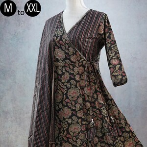 Angrakha short frock design on sale