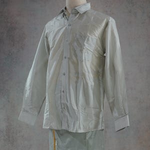 Ensemble chemise semi-soie en semi-soie du sud de l&#39;Inde pour homme