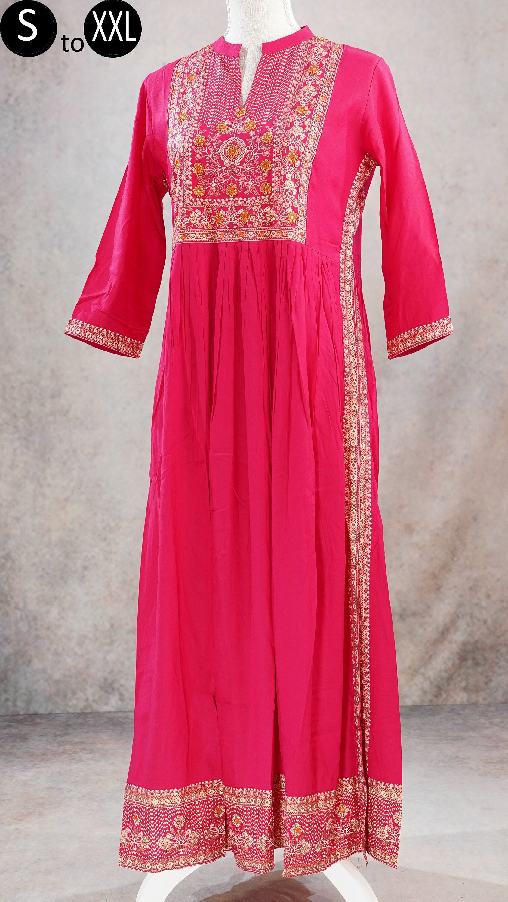 Punit Balana | Rani Pink Kurti With Sharara & Dupatta – LIVEtheCOLLECTIVE