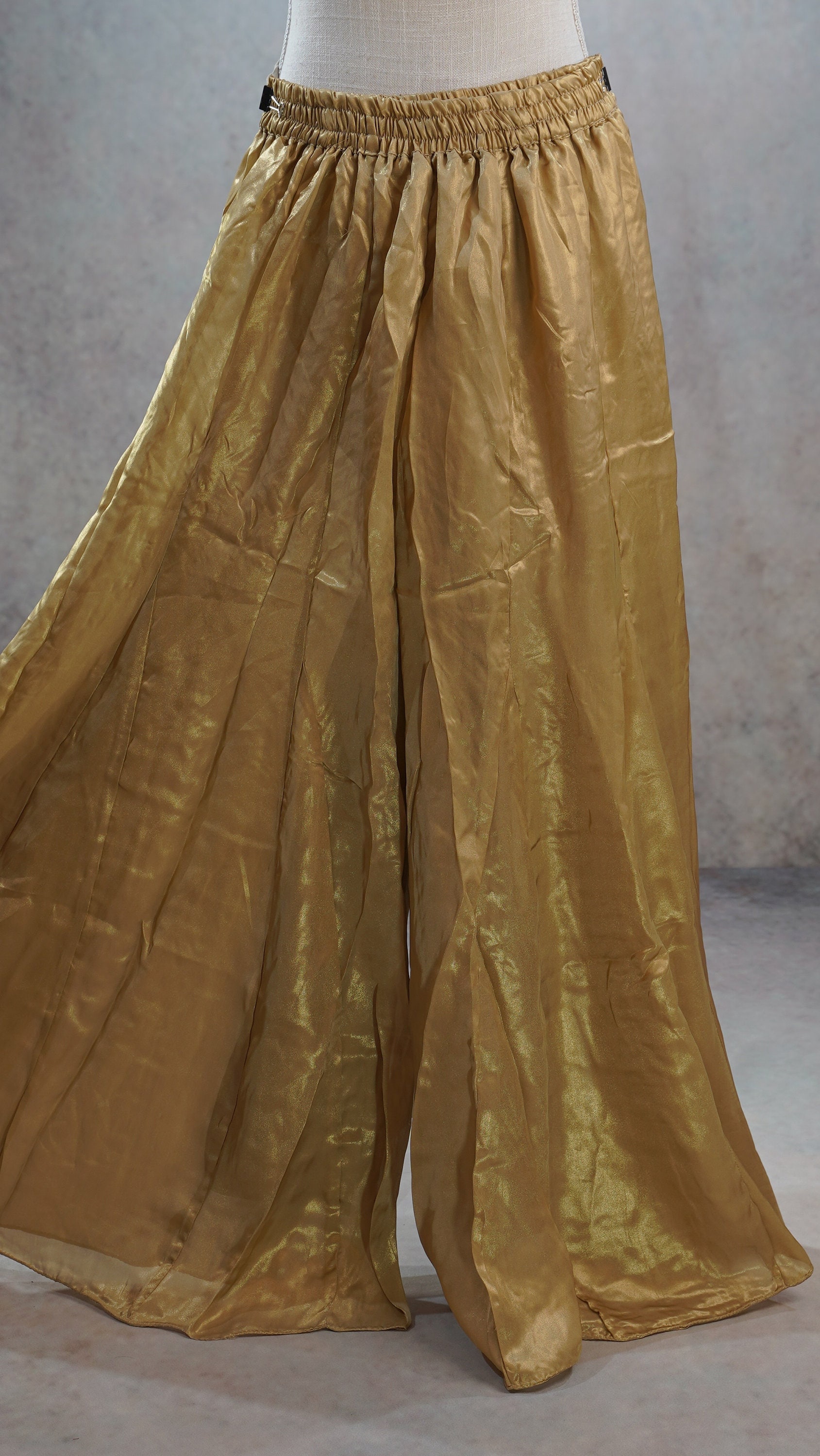 Gold Tissue Palazzo Shararaa Pants Indian Festive Wear Women Indian Women  Wedding Party Wear Pakistani Indian Skirt Lehenga Sharara Pants - Etsy