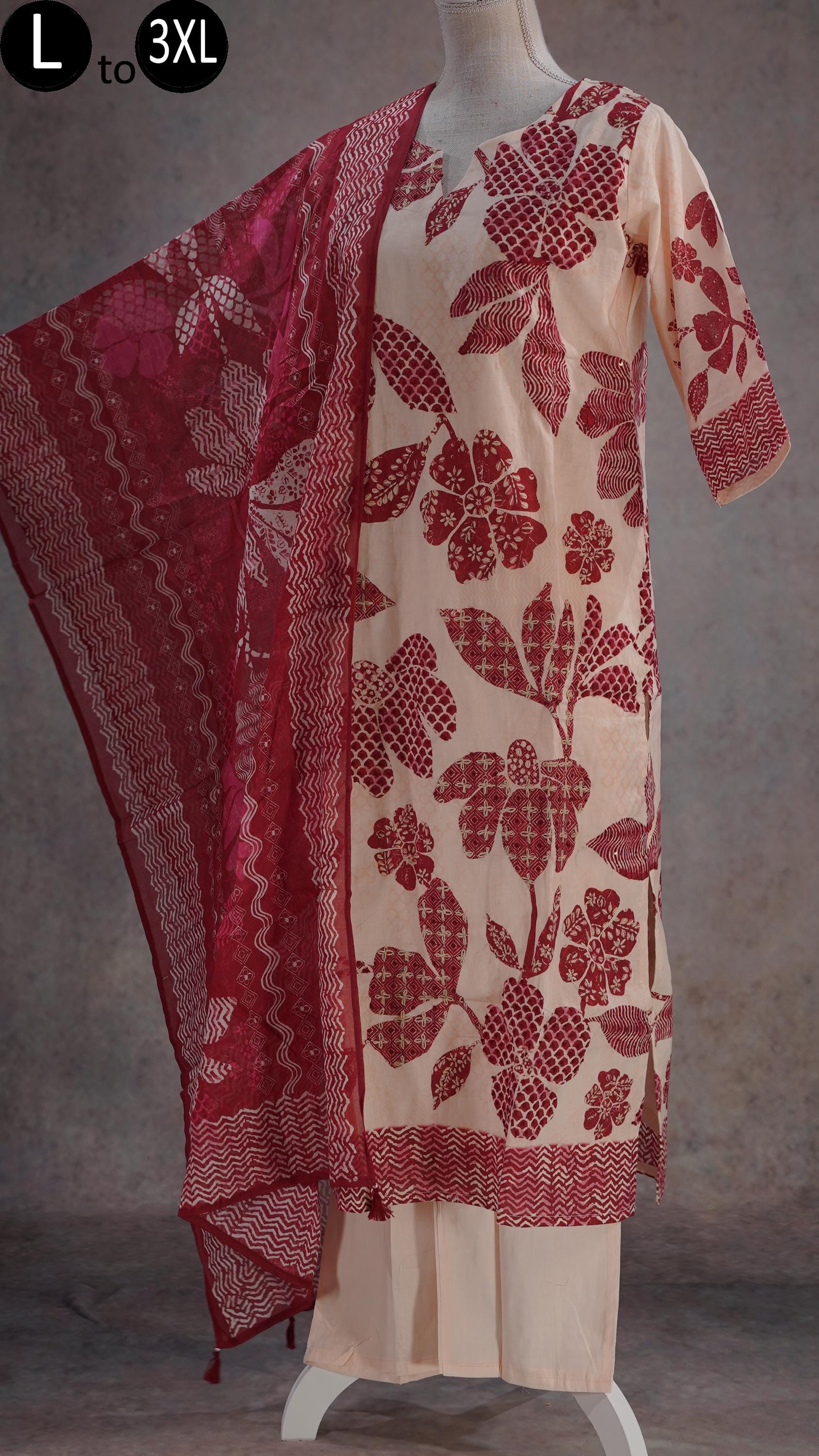 knee length dresses for ladies Green Printed Work Silk Gown With Dupatta Set