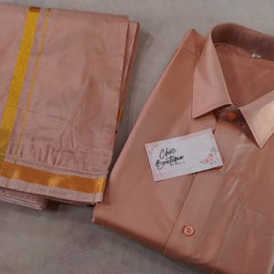 rose gold mens dress shirt Mens Rose Gold 70s Disco Shirt Shiny Lurex Long Sleeve M