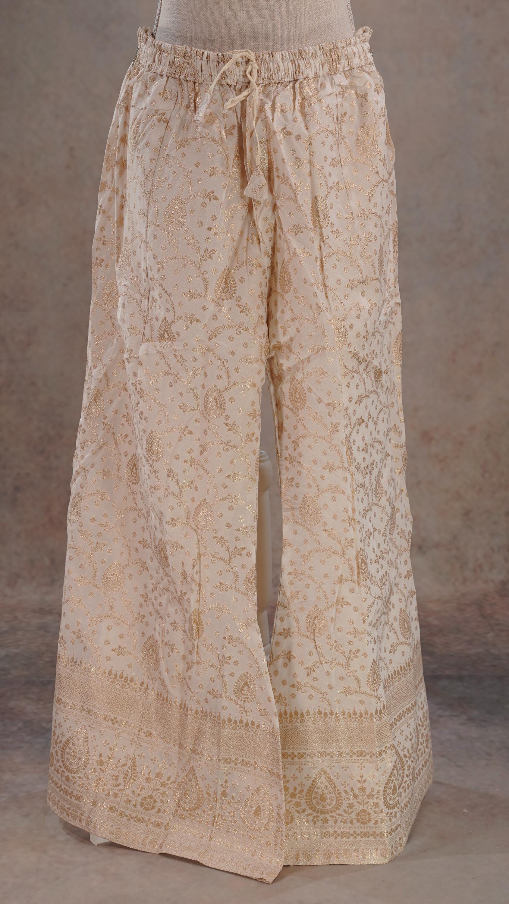 Off White Palazzo - Etsy