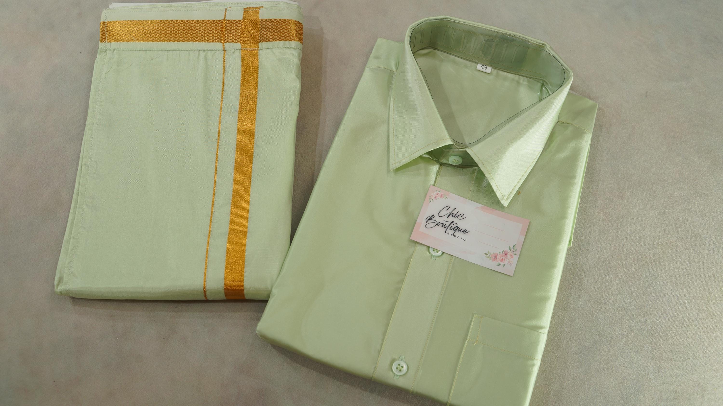 slim fit dress slacks Pendleton Boyfriend Board Shirt Gold/Green Ombre main image 1
