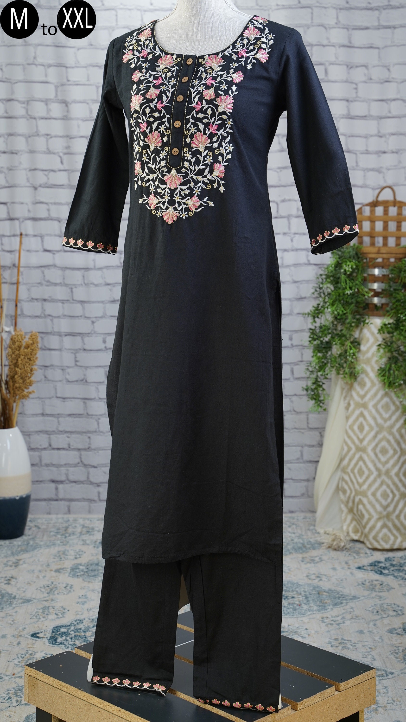 batti bala clothing Women Fit and Flare Black Dress - Buy batti bala  clothing Women Fit and Flare Black Dress Online at Best Prices in India |  Flipkart.com