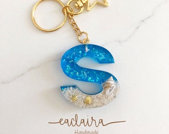 \u00a0 Fast /& Free Shipping Made in the USA with Resin Handmade Ocean Keychain\u00a0
