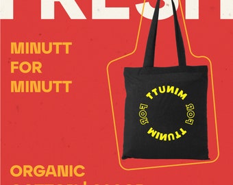 MINUTT PARA MINUTT / Bolsa de algodón orgánico ecológica