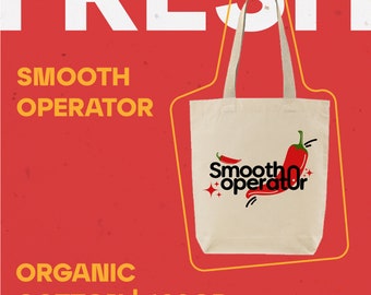 Bolsa de mano ecológica de algodón orgánico Smooth Operator 55