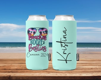 Girls Trip KOOZIE® Can Cooler, Spring Break 2024 KOOZIE® Can Cooler, Girls Trip Gifts, Spring Break Party Favor, Beach Bachelorette Party