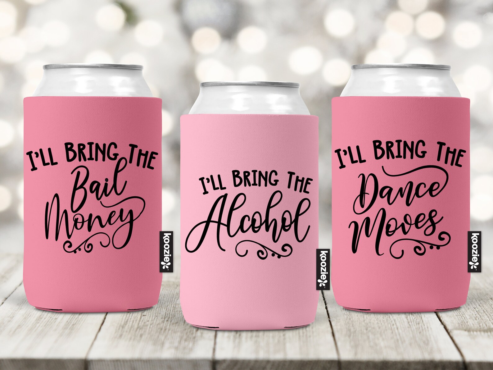 best friend beer koozies