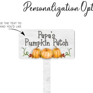 Pumpkin Patch Sign Outdoor, Pumpkin Patch Decor, Pumpkin Patch Farm Sign, Pumpkin Patch Garden Sign, Pumpkin Patch Metal Sign for Garden bild 4