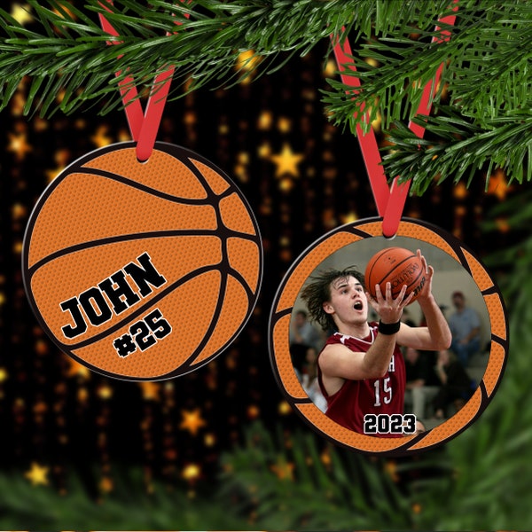 Basketball Ornament Etsy