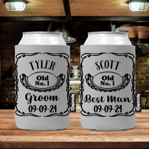 Groomsmen KOOZIE® Can Cooler, Groomsmen Gift, Best Man KOOZIE® Can Cooler, Best Man Gift, Wedding KOOZIE® Can Cooler, Bachelor Party Favor