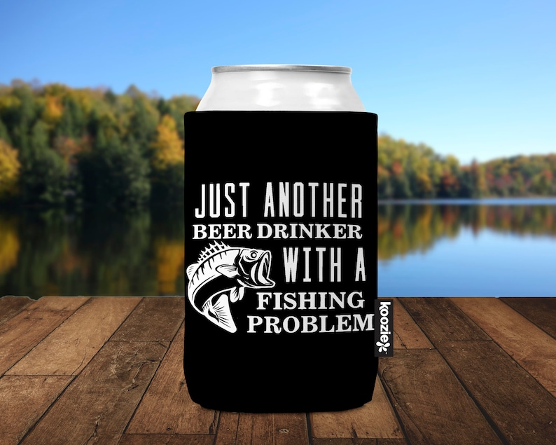 Fishing Gift for Men KOOZIE® Can Cooler Beer Drinker Fishing Etsy