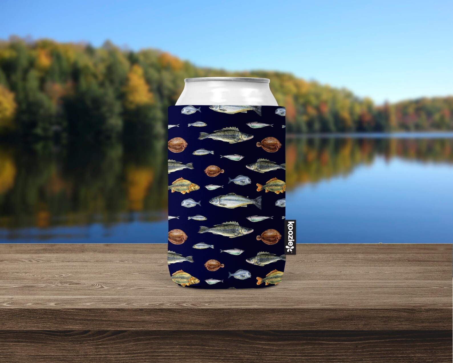 Fishing KOOZIE® Can Cooler Fishing Gifts for Men Fathers Day Etsy