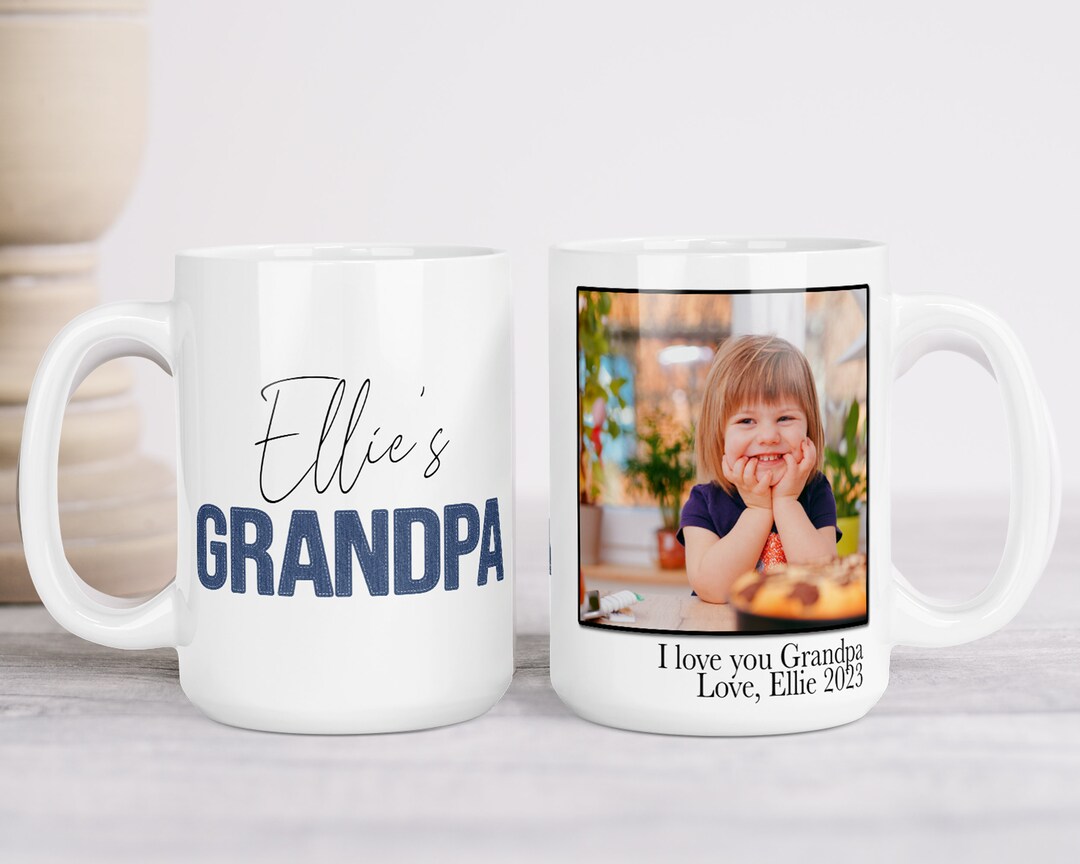 Grandpa Mug Personalized With Photo, Grandpa Father's Day Gift, Grandpa Gift From Grandkids ...