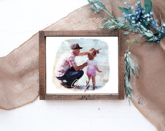 Custom Grandpa Gift from Grandkids, Father’s Day Gift for Grandpa, Grandpa Birthday Gift, Photo Gift, Personalized Grandpa Picture Frame