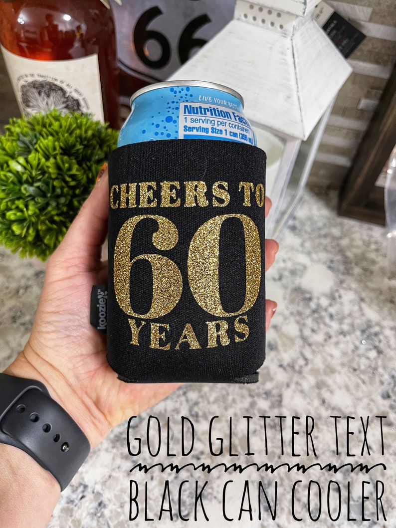 50th Birthday KOOZIE® Can Cooler Party Favor 50th Anniversary Etsy